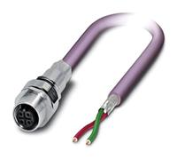Phoenix Contact 1519574 Sensor/actuator inbouwconnector M12 Aantal polen (sensoren): 2 Bus, inbouw 2.00 m 1 stuk(s) - thumbnail