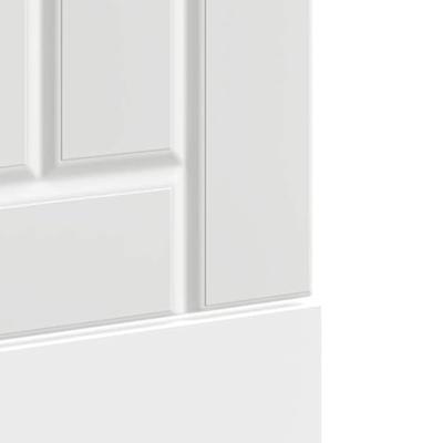 Vaatwaspaneel Lucca bewerkt hout wit - thumbnail