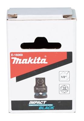 Makita E-16069 Impact Black Krachtdop 1/2" kort | 10 mm