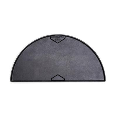 Cast Iron Half Moon Griddle Large BBQ The Bastard - The bastard