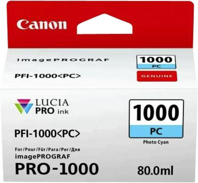 Canon PFI-1000PC Photo Cyan Ink