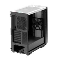 DeepCool ck500 midi tower behuizing (wit | 2x usb-a | 1x usb-c | tempered glass) - thumbnail