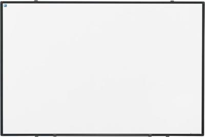 Smit Visual Softline whiteboard, gelakt staal, magnetisch, zwart profiel, 90 x 60 cm