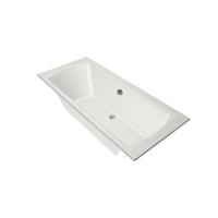 Xenz Robijn Duobad - 180x80x48 - afvoer Midden - acryl - wit mat 6987-03 - thumbnail