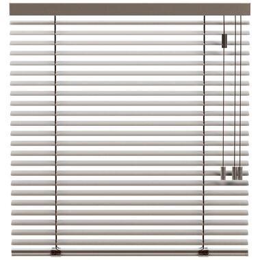 Fenstr aluminium jaloezie 50mm metallic - taupe (30030) - Leen Bakker