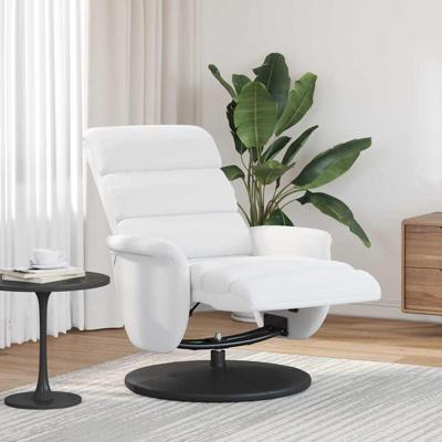 Ligstoel Wit 71 x 98 x 106 cm Kunstleer