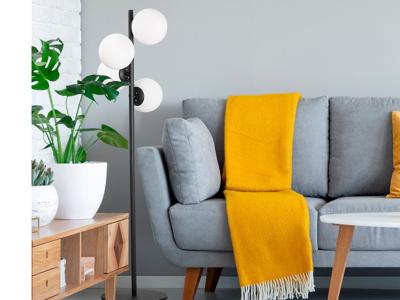 Staande lamp FAZOR 4 lampen goud Staande lamp FAZOR 4 lampen goud