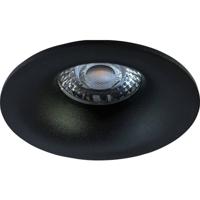 Spot Armatuur GU10 - Pragmi Nora Pro - GU10 Inbouwspot - Rond - Zwart - Aluminium - Ø82mm - thumbnail