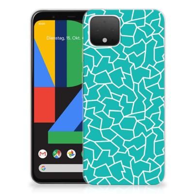 Google Pixel 4 | Hoesje maken | Cracks Blue