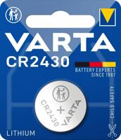 Varta Knoopcel CR2430 3 V 1 stuk(s) 290 mAh Lithium LITHIUM Coin CR2430 Bli 1 - thumbnail