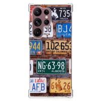 Samsung Galaxy S23 Ultra Anti-shock Hoesje met foto Kentekenplaten - thumbnail