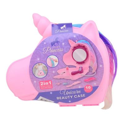 Johntoy eenhoorn beauty case, 16dlg.