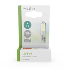 LED-lamp G9 | 2 W | 200 lm | 2700 K | Warm Wit | Aantal lampen in verpakking: 1 Stuks LED-lamp G9 | 2 W | 200 lm | 2700 K | Warm Wit | Aantal lampen in verpakking: 1 Stuks