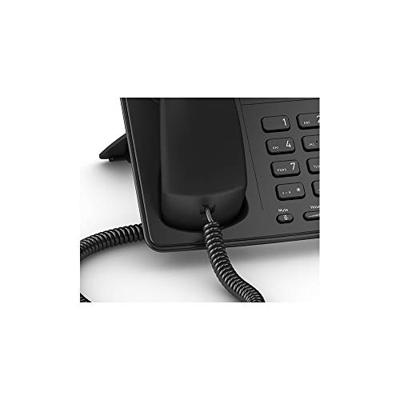 Snom D712 IP-telefoon, SIP bureautelefoon (vier-lijn B / W-scherm met achtergrondverlichting, 5 programmeerbare functietoetsen met LED's), zwart, 00004353