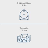 Scheppach Zaagblad voor hout HM100MP - thumbnail