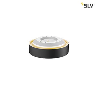 SLV 1001889 MEDO 30 Wandlamp, Plafondlamp 15 W Zwart