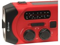 Denver SCR-2010 Noodradio VHF (FM), Middengolf Rood, Zwart - thumbnail