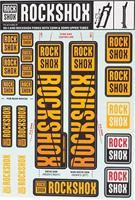 ROCKSHOX decor set decal set orange - thumbnail