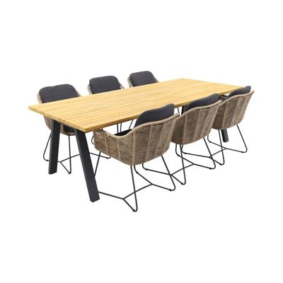 Taste Belmond naturel|Ambassador 240x100 cm. tuinset - 7-delig