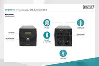 Digitus DN-170075 UPS-systeem 1500 VA - thumbnail