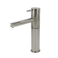 Hotbath Cobber Hoge Wastafelkraan Glans Nikkel CB003MS - thumbnail