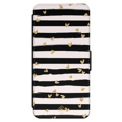 iPhone 16 flipcase - Hart streepjes