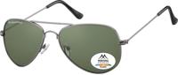 Zonnebril montana groen g15 polar glas staalk - thumbnail