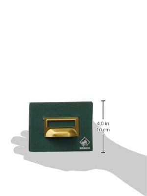 Vulbare opbergkest Mariola Groen Karton 12,5 x 9,5 x 35 cm