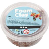 Foam Clay klei bruin 35 gram (78955) - thumbnail