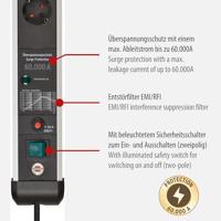 Brennenstuhl Premium-Protect-Line 6-voudig stekkerdoos - thumbnail