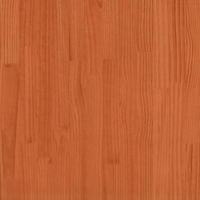 Bedframe zonder matras massief grenenhout wasbruin 120x190 cm - thumbnail