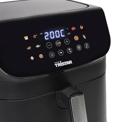 Tristar FR-9073 Airfryer 9 l 1800 W Anti-aanbaklaag, Digitale timer Zwart