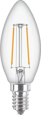Philips LED 37757800 LED-lamp Energielabel E (A - G) E14 Kaars 2 W = 25 W Warmwit (Ø x l) 35 mm x 97 mm 1 stuk(s)