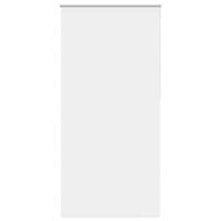 VidaXL Rolgordijn verduisterend 90x210cm stofbreedte 85,7 cm wit - thumbnail
