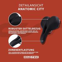 CONTEC zadel "anatomic" ct saddle anatomic 263 x 198mm zone cut - thumbnail