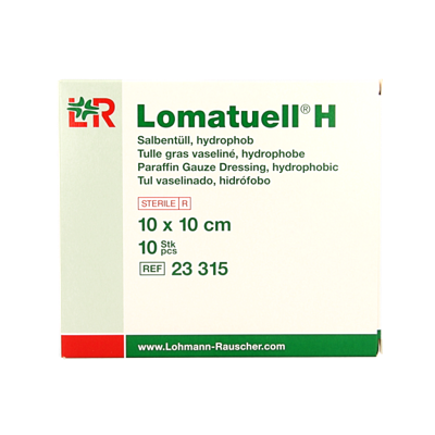 Lohmann & Rauscher Lomatuell H Zalftule 10x10cm Lohmann & Rauscher Lomatuell H Zalftule 10x10cm