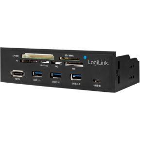LogiLink UA0341 geheugenkaartlezer Intern Zwart SATA