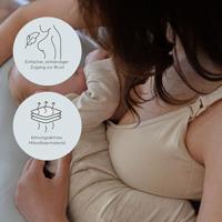 Naadloze borstvoedings- & zwangerschapsbeha GelWire® CARRIWELL zwart - thumbnail