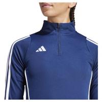 adidas Tiro 24 Trainingstrui 1/4-Zip Dames Donkerblauw Wit - thumbnail
