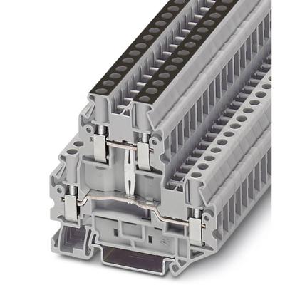 Phoenix Contact 3046809 Doorgangsserieklem 6.2 mm Schroeven Grijs 50 stuk(s)