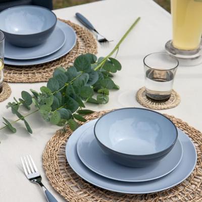 Gimex Vivid Line 12 Delig Servies Blue