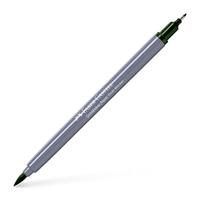 Faber Castell Duo aquarelmarker Goldfaber - 267 dennengroen - thumbnail