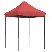 Partytent inklapbaar pop-up 200x200x306 cm bordeauxrood - thumbnail