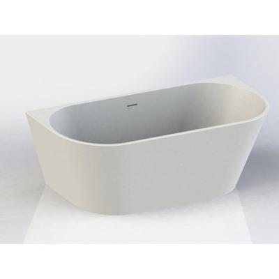 Arcqua Pinto half vrijstaand ligbad 180x80 mat wit BAD116439