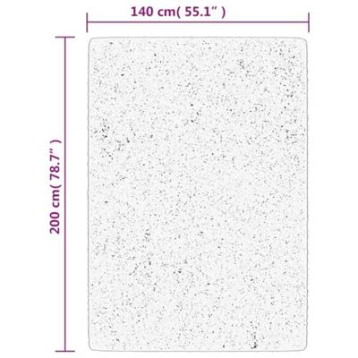 VidaXL Vloerkleed oviedo laagpolig 140x200 cm rood VidaXL Vloerkleed oviedo laagpolig 140x200 cm rood