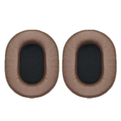 1 paar zachte spons OORWARMER hoofdtelefoon jas voor audio-Technica ATH-MSR7/M50X/M20/M40/M40X (bruin)