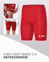 JAKO Basic 2.0 Slidingbroekje Kids Rood - thumbnail