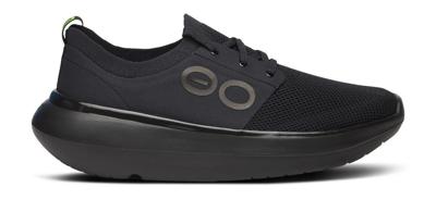 Oofos OOmy Stride Sportschoen Heren Black/Black 45/M12 Oofos OOmy Stride Sportschoen Heren Black/Black 45/M12
