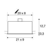 SLV 115530 4024163151504 Inbouwlamp GU10 Zwart (mat) - thumbnail