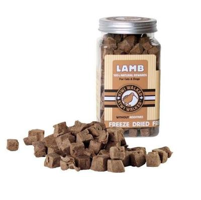 KIWI WALKER Freeze-dried treats Lamb - traktatie voor hond en kat - 90g
